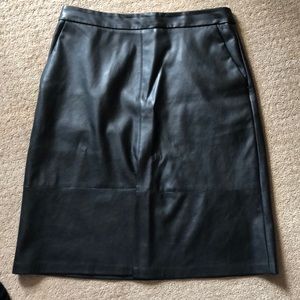 Leather skirt